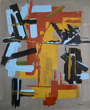 Original Abstract Expressionism Abstract Paintings by Julien Jubault