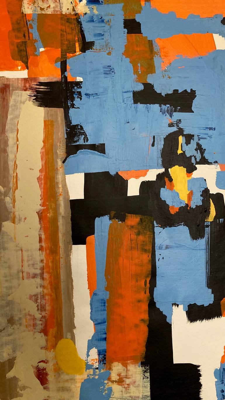 Original Abstract Expressionism Abstract Painting by Julien Jubault