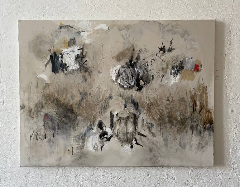 Original Abstract Expressionism Abstract Painting by Michail Fotopoulos