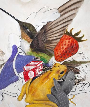 Original Contemporary Fantasy Mixed Media by Darío Velasco