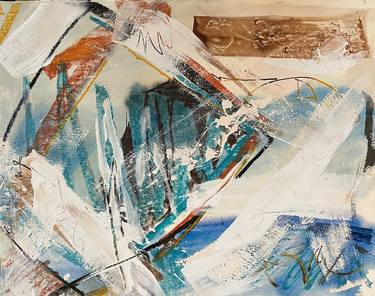 Original Abstract Expressionism Abstract Painting by Maxine Taylor