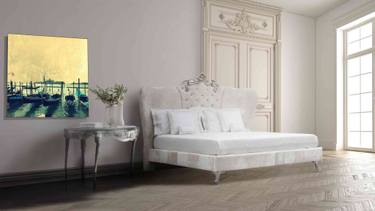 Original Art Deco Cities Paintings by Manuel Koehler