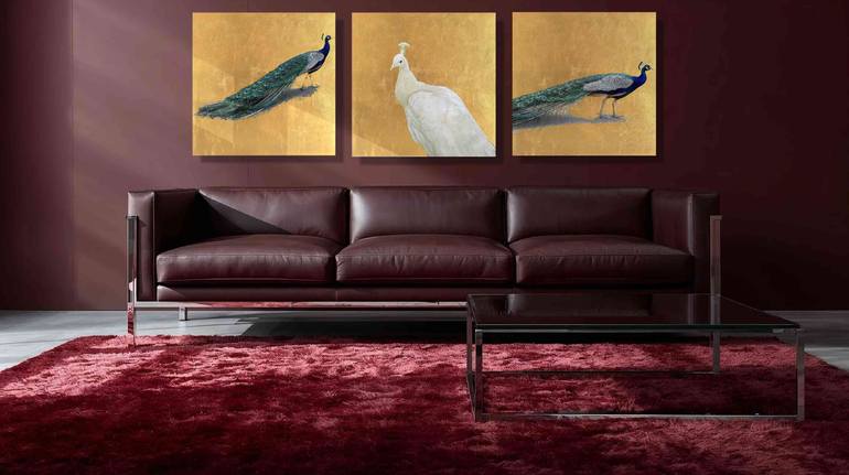 Original Art Deco Animal Painting by Manuel Koehler