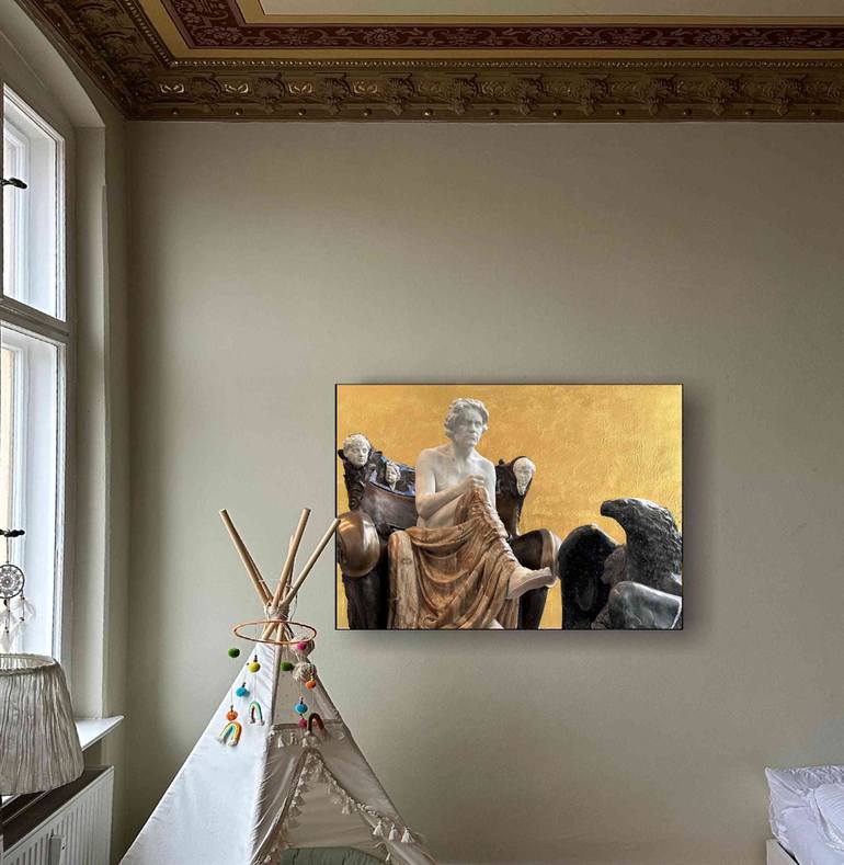 Original Art Deco Men Painting by Manuel Koehler