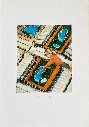 Original Abstract Fantasy Collage by India Coles