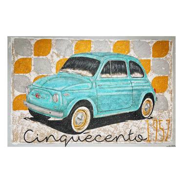 Original Pop Art Car Paintings by Stefano Berardino