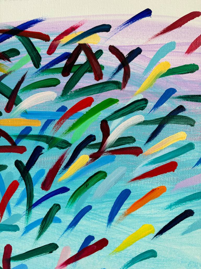 Original Abstract Expressionism Abstract Painting by Rusty Branscom