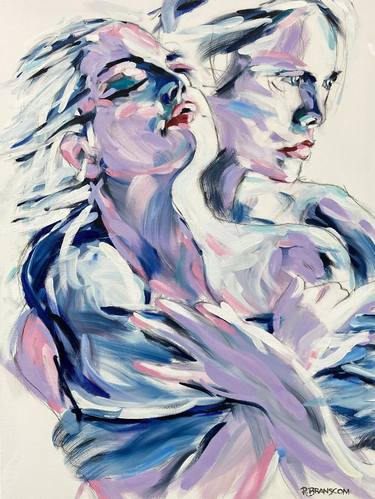 Original Contemporary Nude Painting by Rusty Branscom