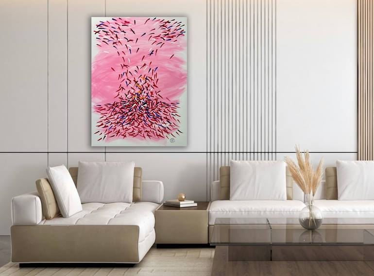 Original Abstract Expressionism Abstract Painting by Rusty Branscom