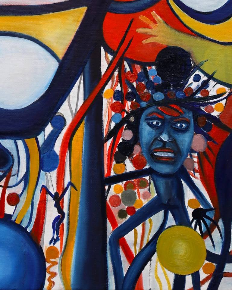 Original Portraiture People Painting by Sofigael M
