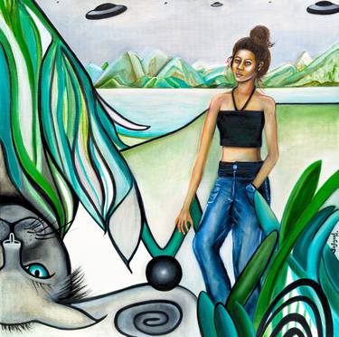 Print of Contemporary Outer Space Paintings by Sofigael M