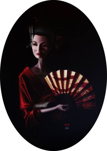Saatchi Art Artist Antonio Valenti; Paintings, “Geisha # 42.02” #art