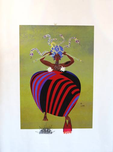 Original Contemporary Women Mixed Media by Soo Young Kim