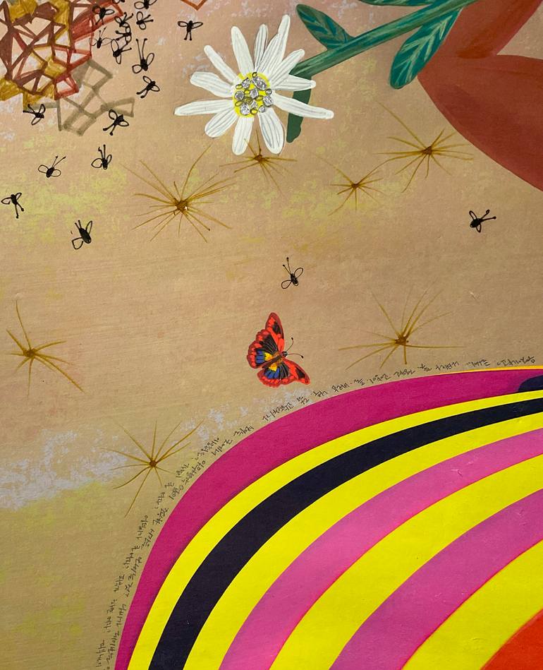 Original Contemporary Women Mixed Media by Soo Young Kim