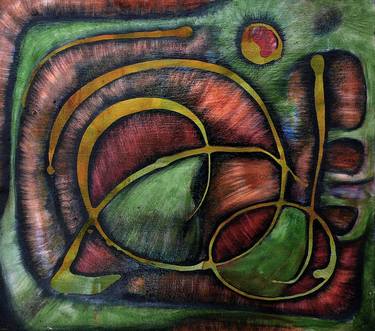 Original Abstract Painting by Peter Penzel