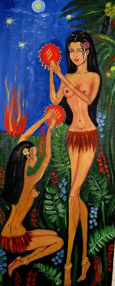 Original Conceptual Women Painting by Natali Deus Universe