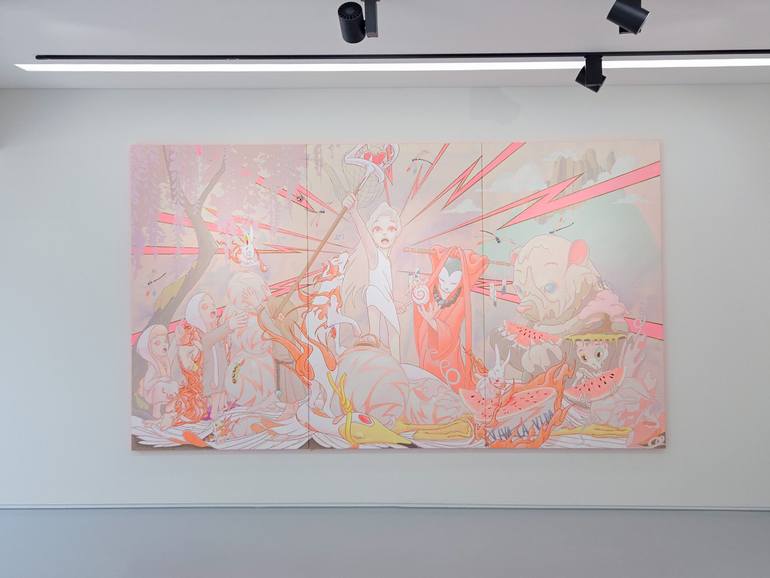 Original Illustration Cartoon Painting by Kyeonghoon Oh