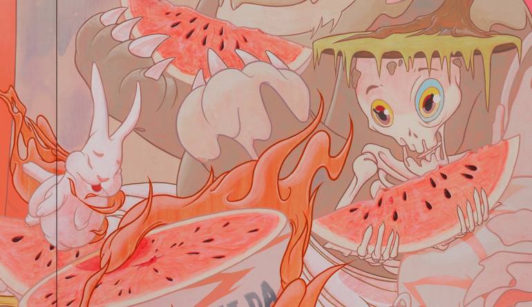 Original Illustration Cartoon Painting by Kyeonghoon Oh