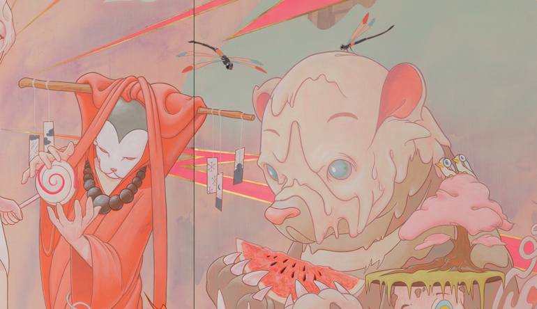 Original Illustration Cartoon Painting by Kyeonghoon Oh