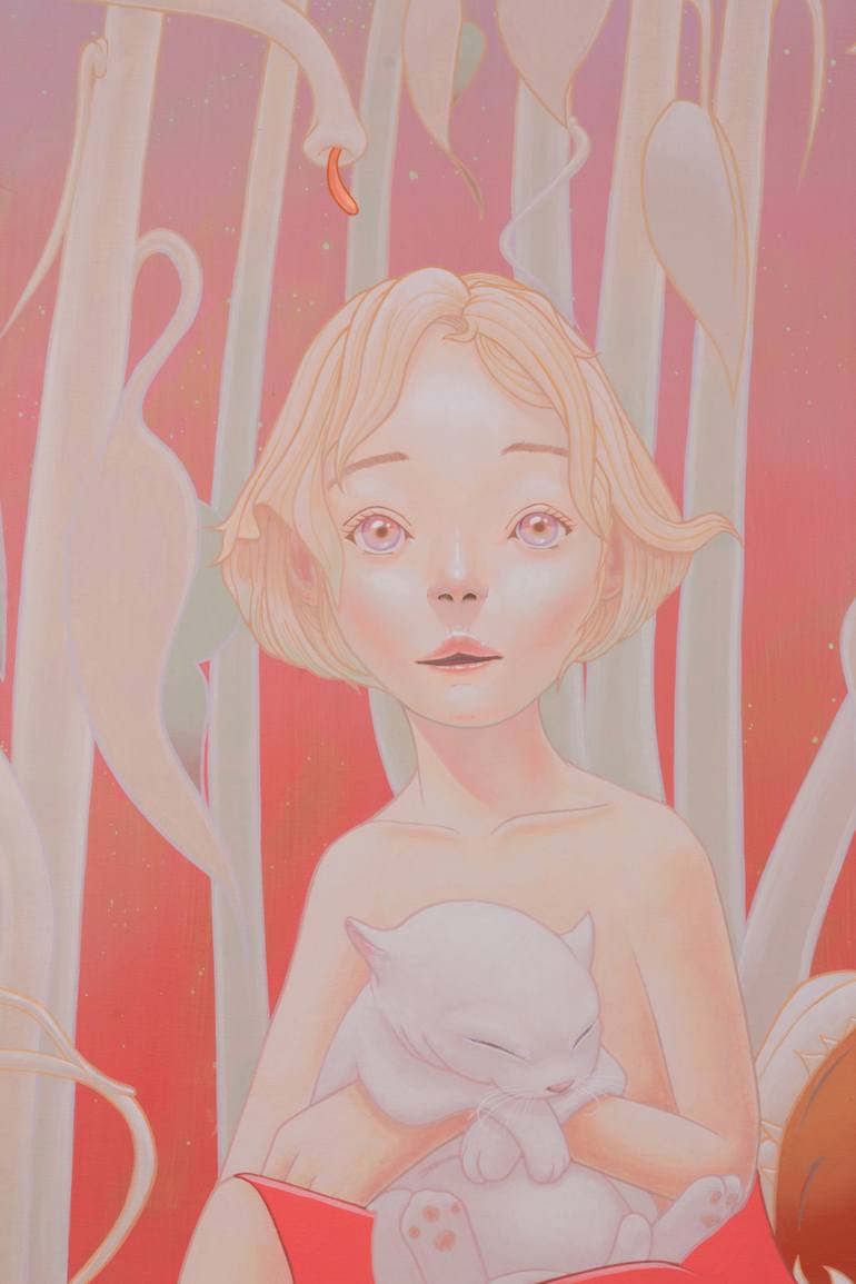 Original Symbolism Children Painting by Kyeonghoon Oh