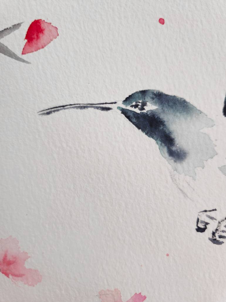 Original Folk Botanic Painting by Nadia Krashevska