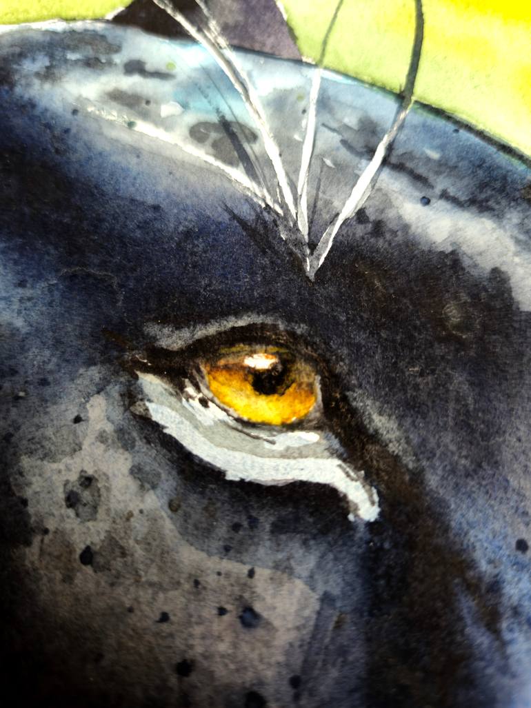 Original Contemporary Animal Painting by Nadia Krashevska