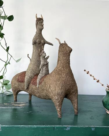 Original Figurative Animal Sculpture by Sol Vil
