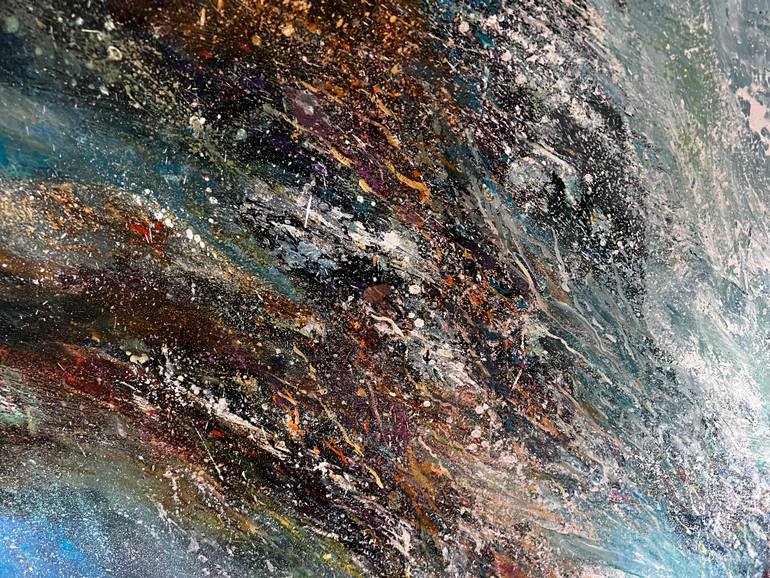 Original Abstract Painting by Didier Lozac'H
