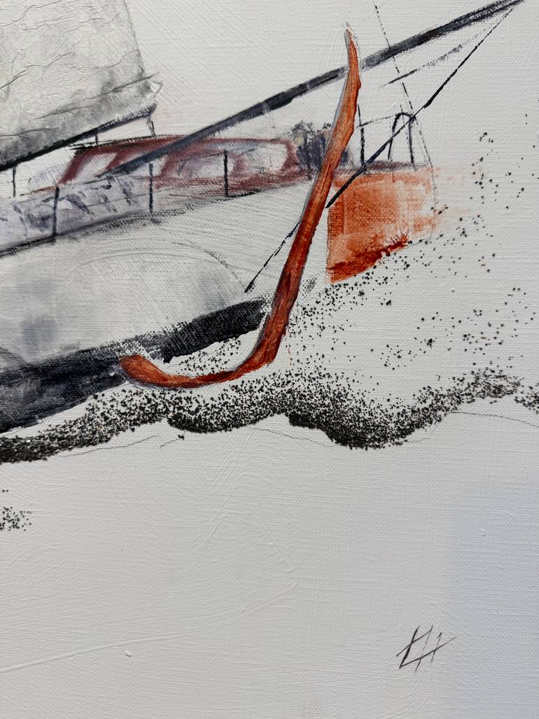 Original Contemporary Boat Painting by Alain Abramatic