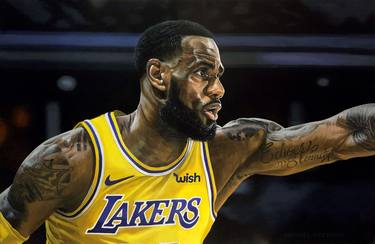 Original Portraiture Sports Paintings by MICHAEL STEWARD