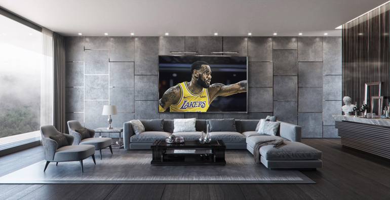 Original Portraiture Sports Painting by Michael Steward