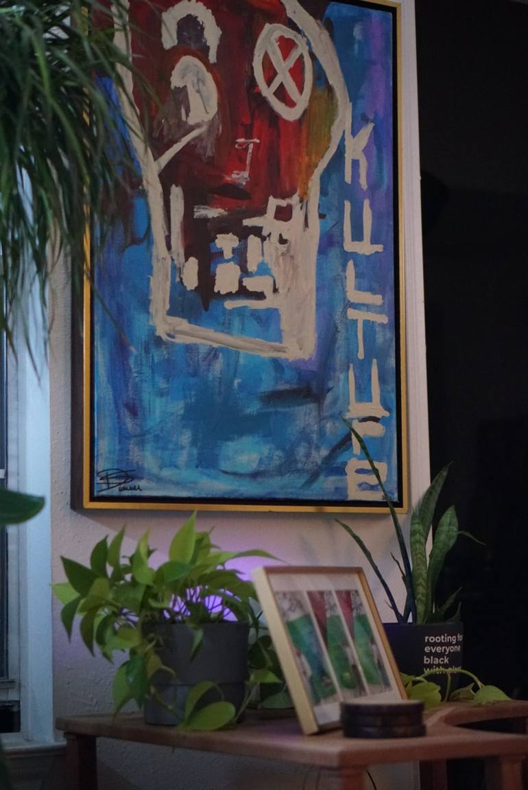 Original Abstract Expressionism Abstract Painting by Demetrius Sumner