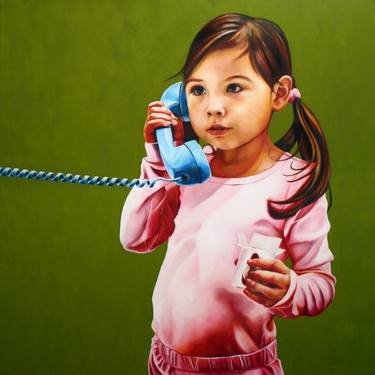 Original Realism Children Paintings by Tanja Lengler