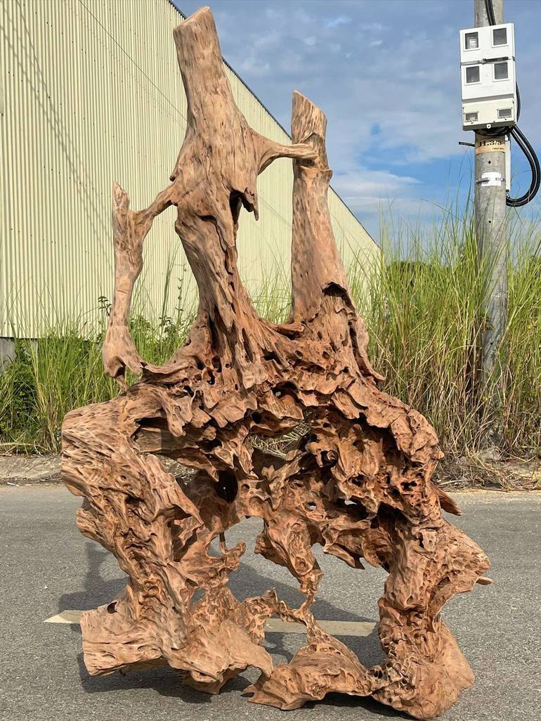 Original Abstract Expressionism Nature Sculpture by Minh Hung Huynh