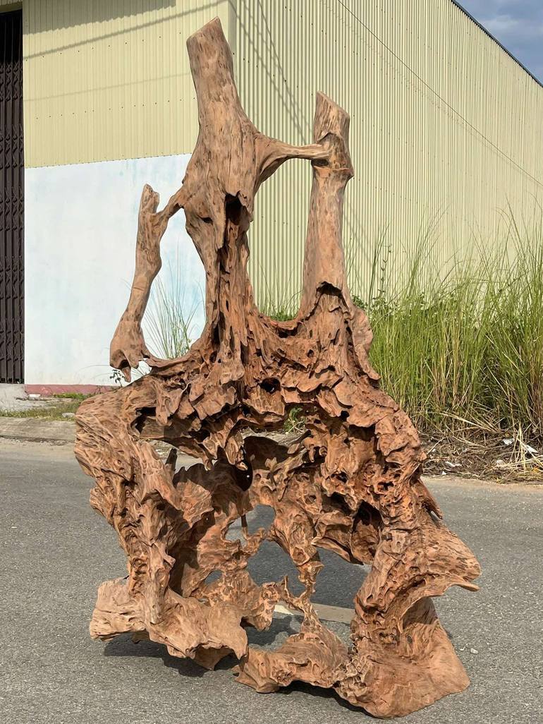 Original Abstract Expressionism Nature Sculpture by Minh Hung Huynh