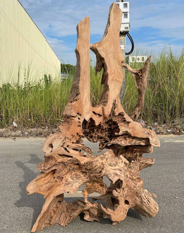 Original Abstract Expressionism Nature Sculpture by Minh Hung Huynh