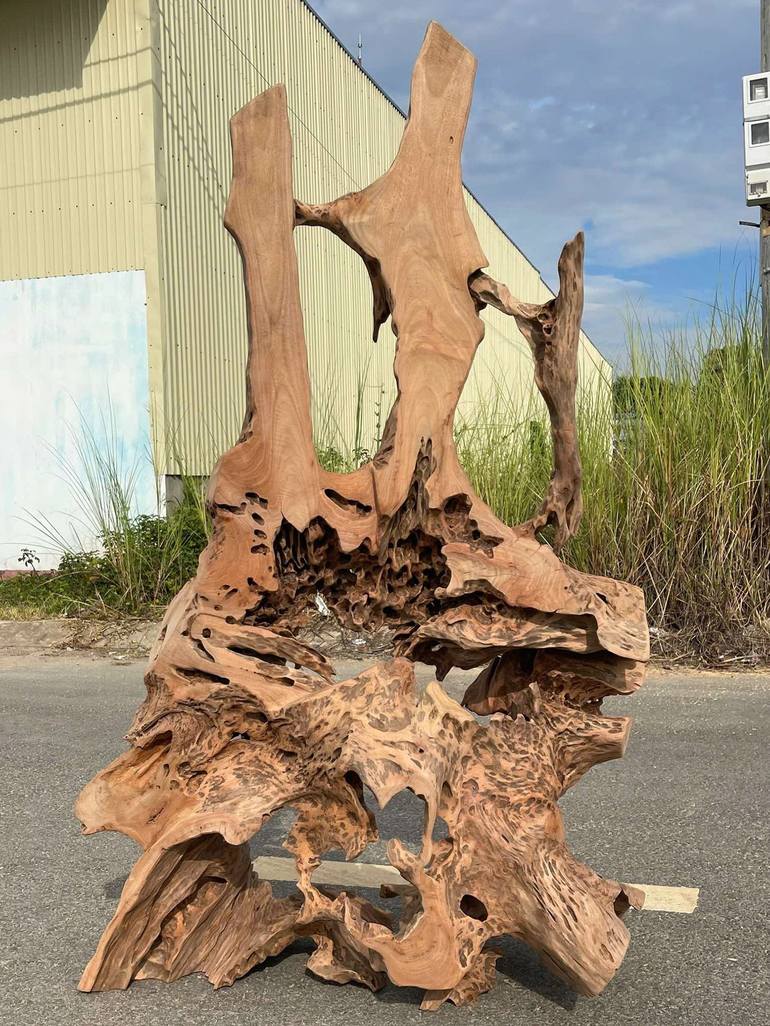 Original Abstract Expressionism Nature Sculpture by Minh Hung Huynh