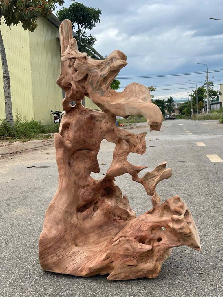 Original Abstract Expressionism Nature Sculpture by Minh Hung Huynh