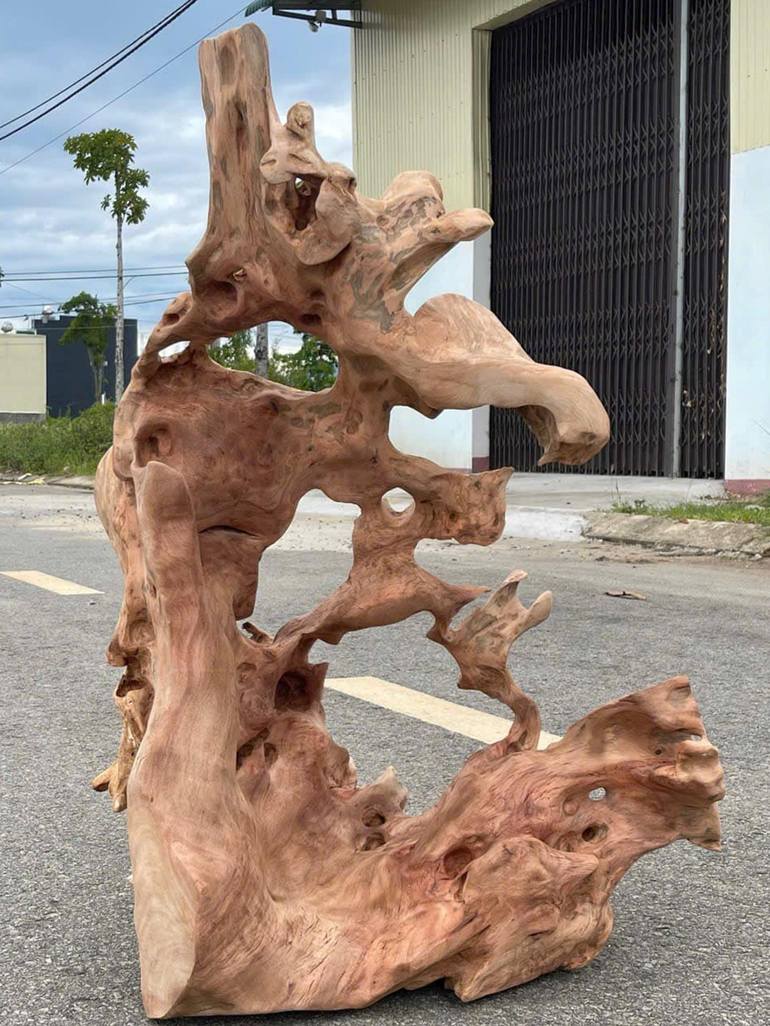 Original Abstract Expressionism Nature Sculpture by Minh Hung Huynh