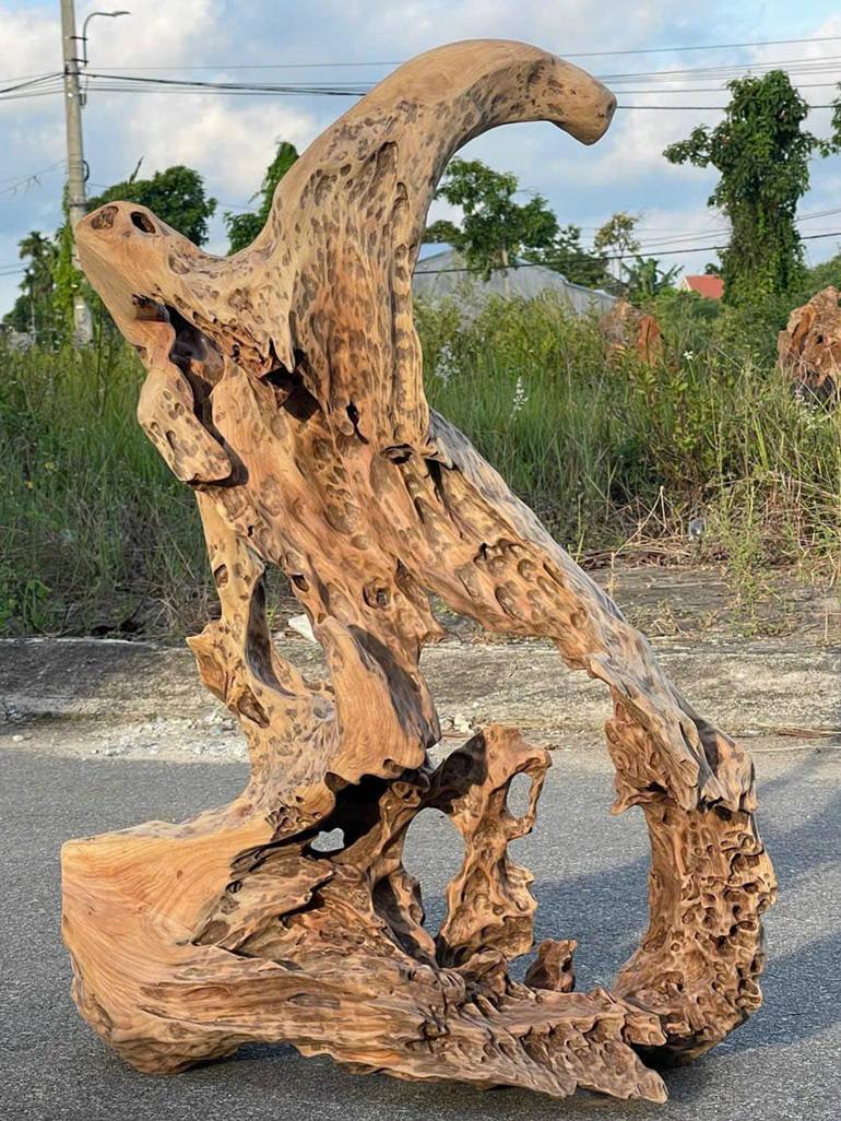 Original Abstract Expressionism Nature Sculpture by Minh Hung Huynh