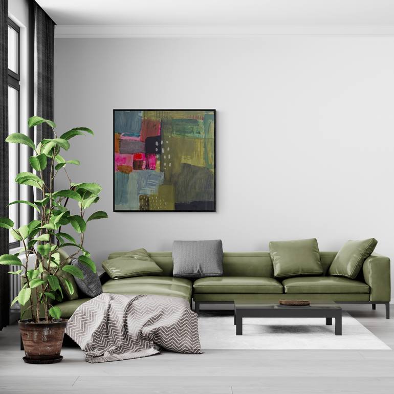 Original Abstract Expressionism Abstract Painting by Tory Irvine