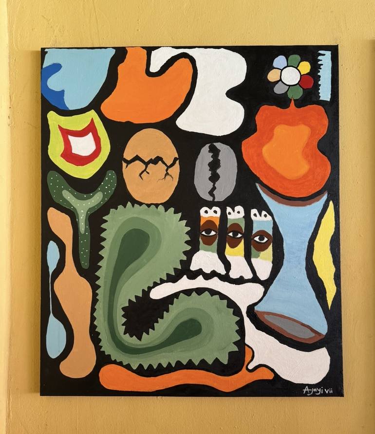 Original Symbolism Abstract Painting by Elijah Snoz
