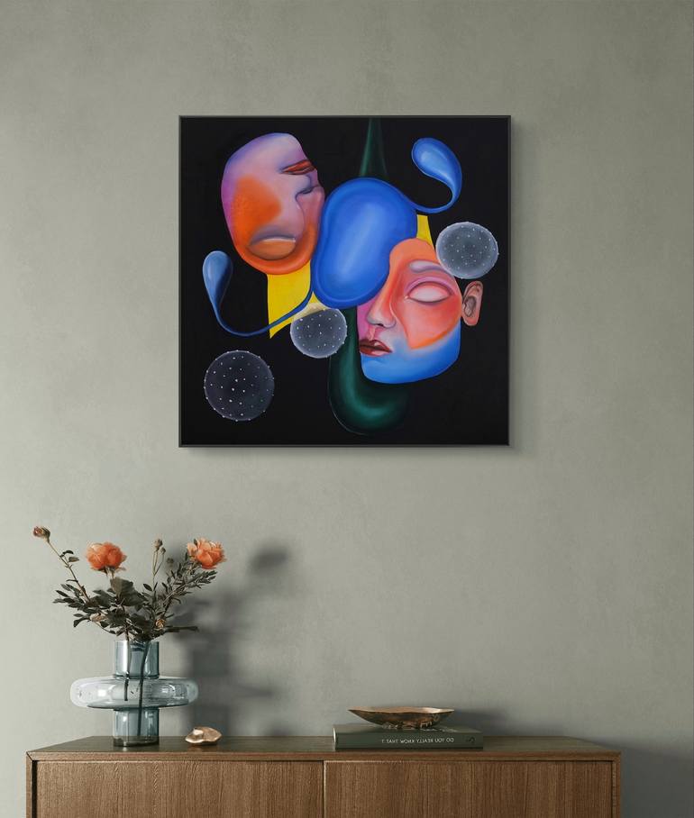 Original Contemporary Fantasy Painting by Lili Rashidova