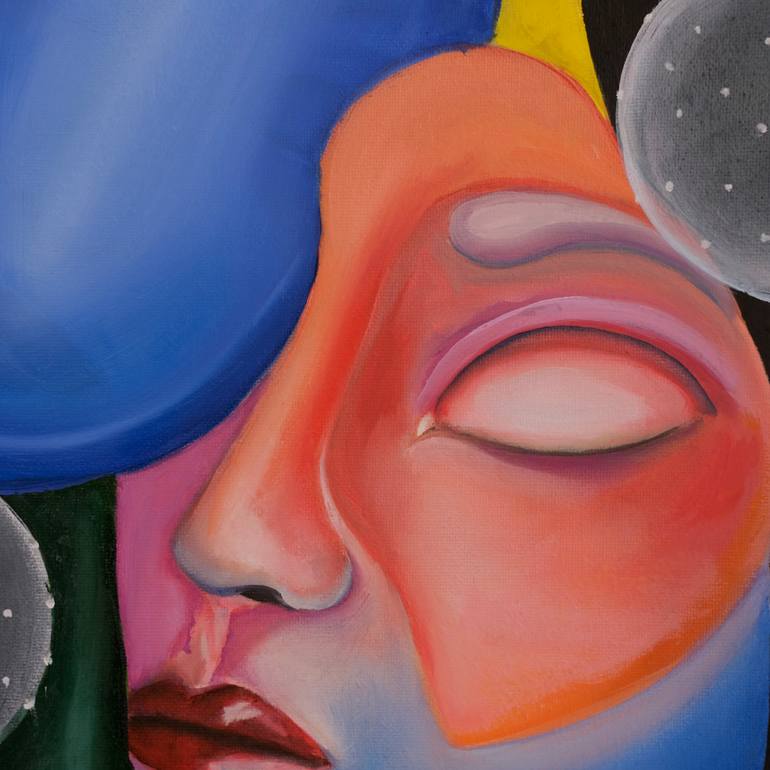 Original Contemporary Fantasy Painting by Lili Rashidova