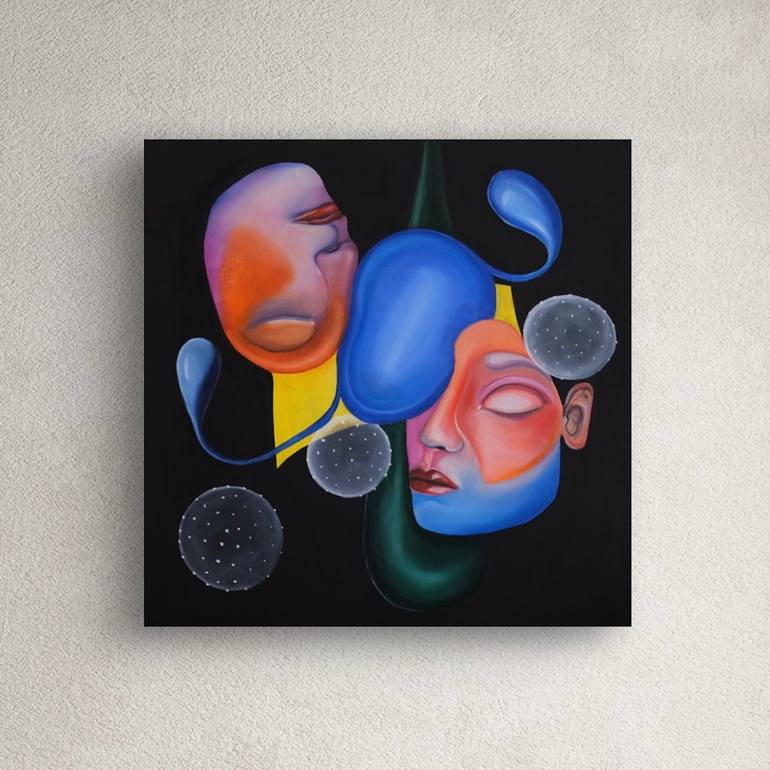 Original Contemporary Fantasy Painting by Lili Rashidova