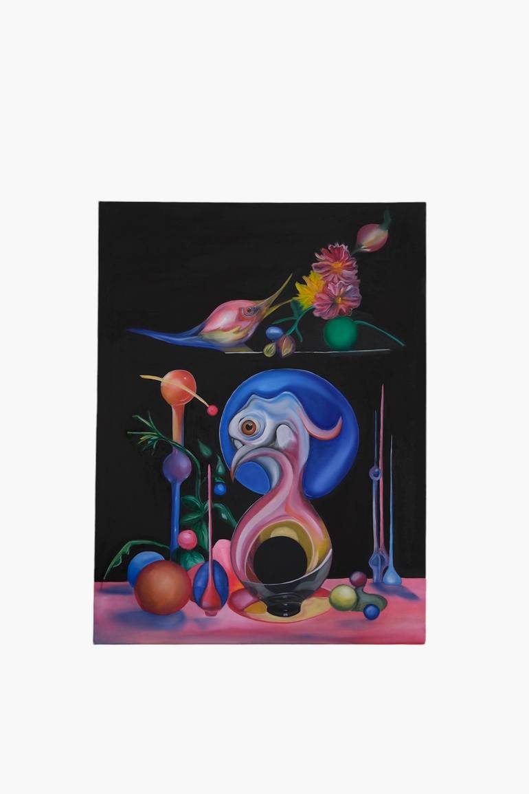 Original Contemporary Fantasy Painting by Lili Rashidova