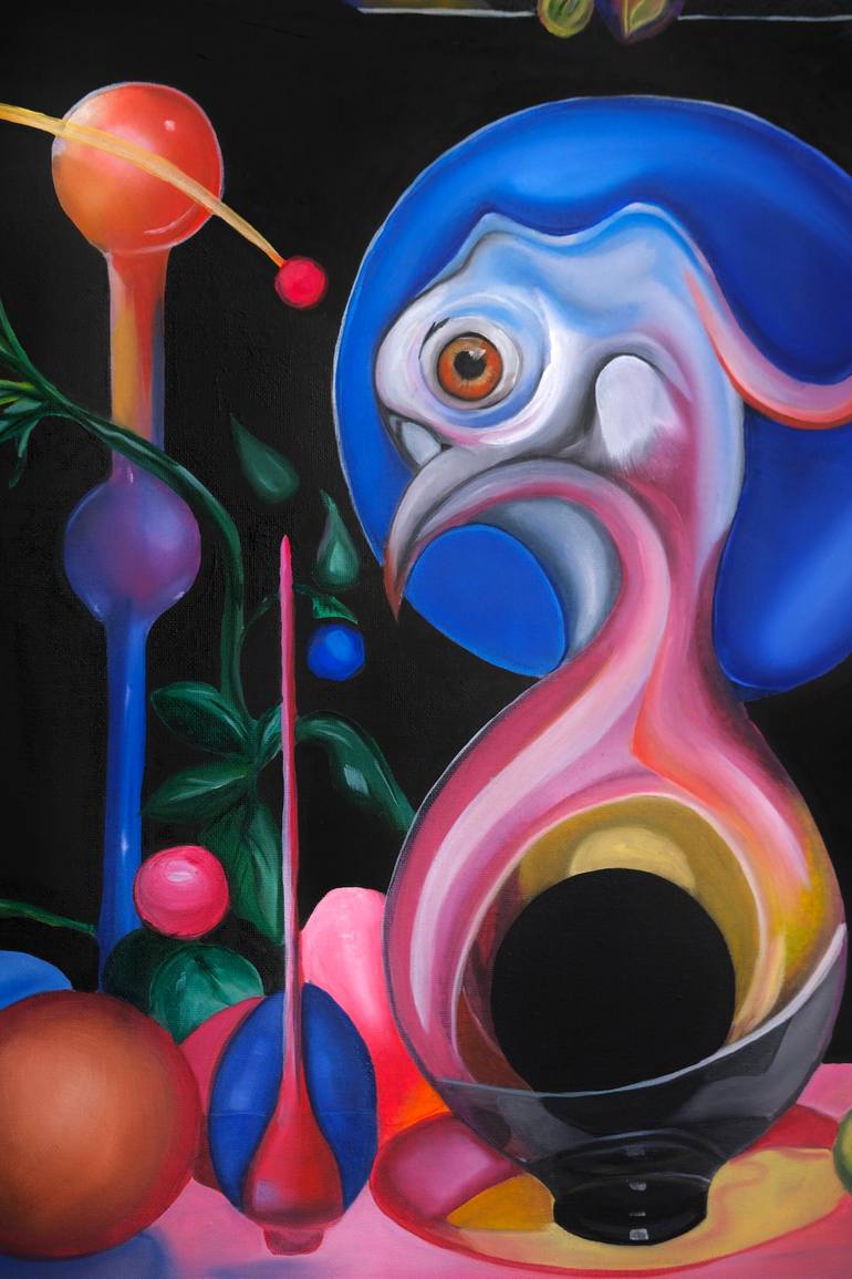 Original Contemporary Fantasy Painting by Lili Rashidova