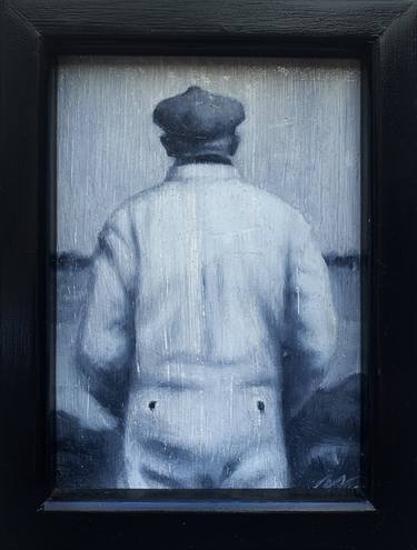 Original Black & White Men Paintings by Marianne Karlsen