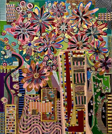 Original Abstract Expressionism Architecture Paintings by Alexandra Zamfir