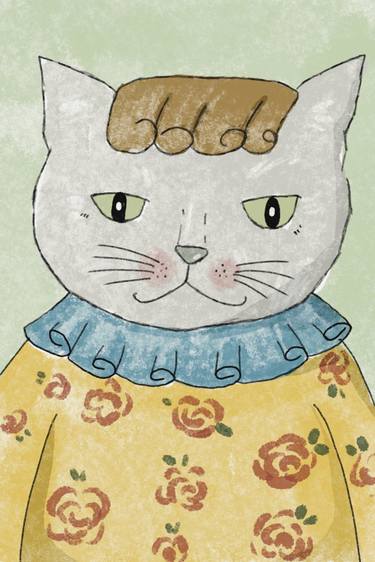 Original Portraiture Cats Digital by Onni-Cha Cantabile